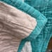 Antique quilt Green border, stripes