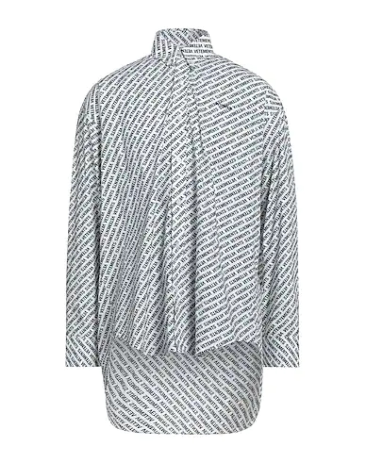 Vetements Oversized Logo print button down shirt