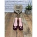 Coach Poppy Purple Patent Leather Slip On Ballet Flat Shoes Women's 8.5 B Caper
