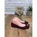 Coach Poppy Purple Patent Leather Slip On Ballet Flat Shoes Women's 8.5 B Caper