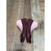 Coach Poppy Purple Patent Leather Slip On Ballet Flat Shoes Women's 8.5 B Caper