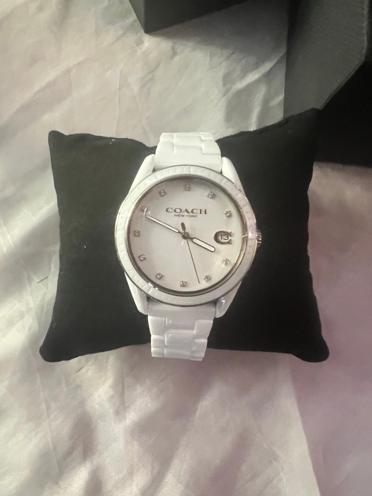Coach Watch White Women