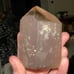 SUPER RARE smoky citrine with pink lithium from Brazil
