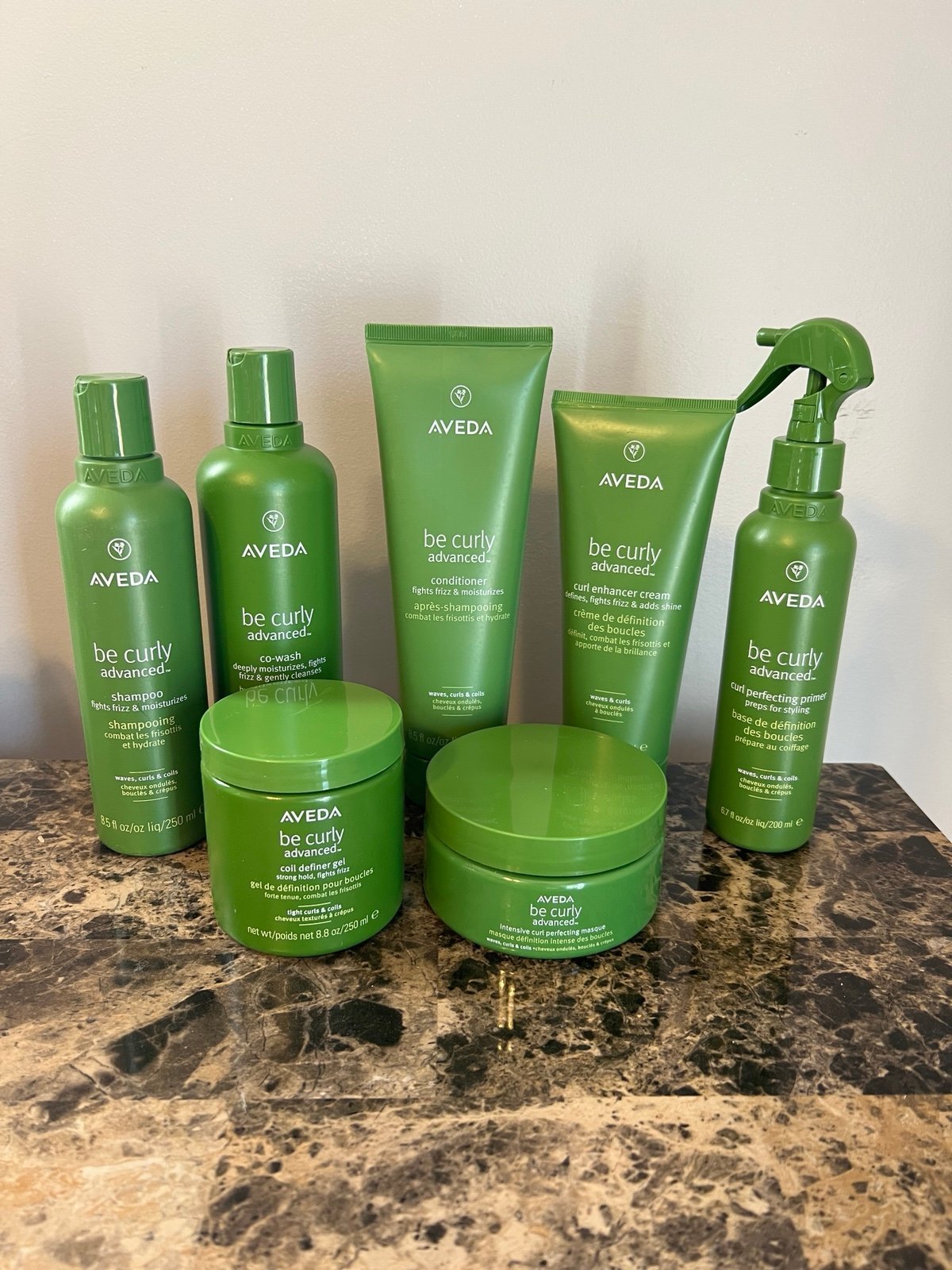 Aveda Be Curly Advanced Hair Product Bundle - 7 pieces