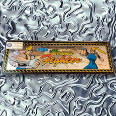 Sega Virtua Fighter Arcade Video Game GLASS Marquee Sign Art Decor
