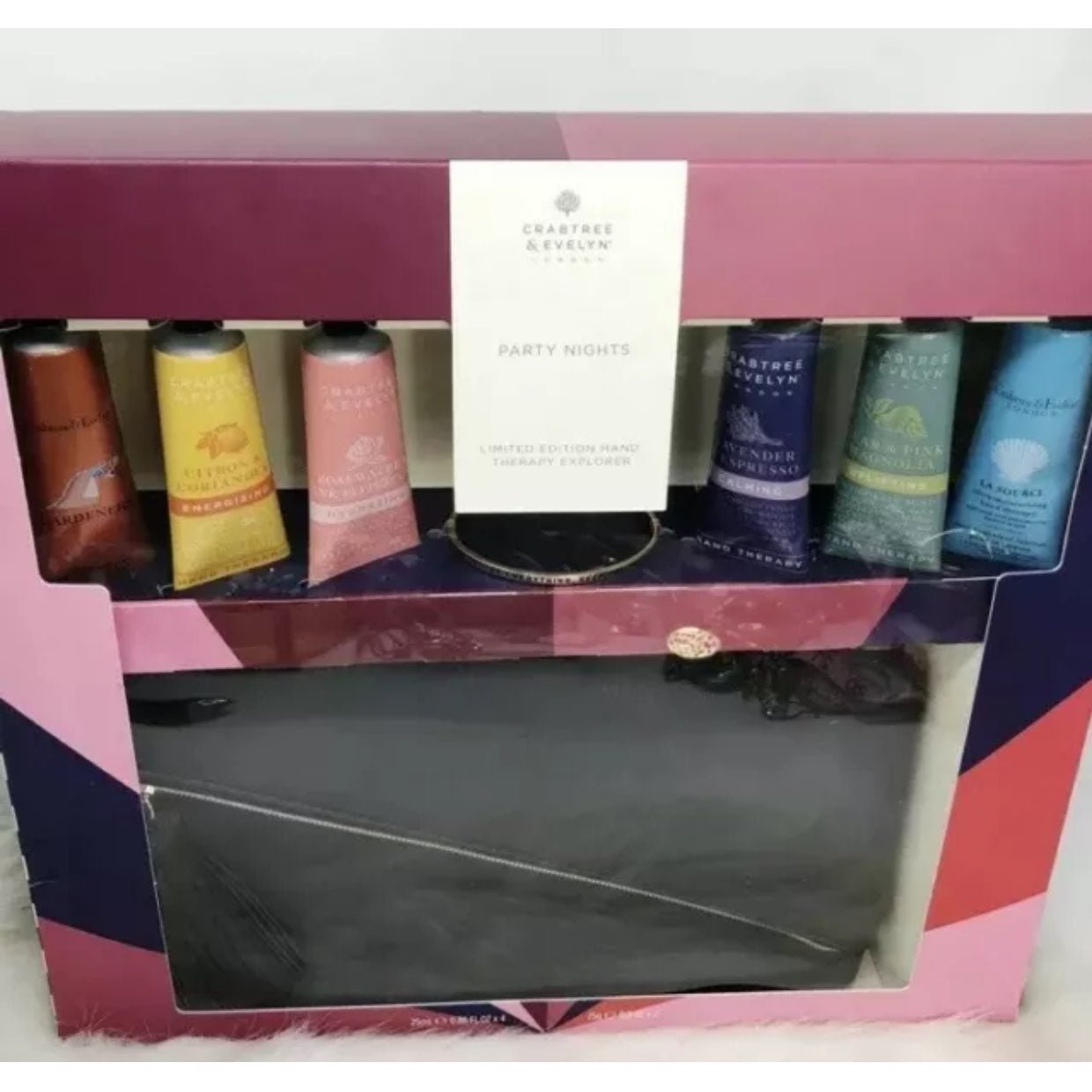 CRABTREE & EVELYN LONDON SET of 6 HAND THERAPY ROSEWATER LAVENDER MAGNOLIA 25ML