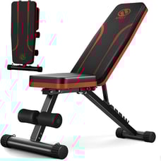 Adjustable Weight Bench for Full Body Workout, Foldable Workout Bench