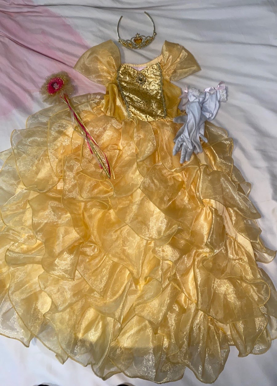 Beauty and the Beast Belle Costume Girls size 5/6