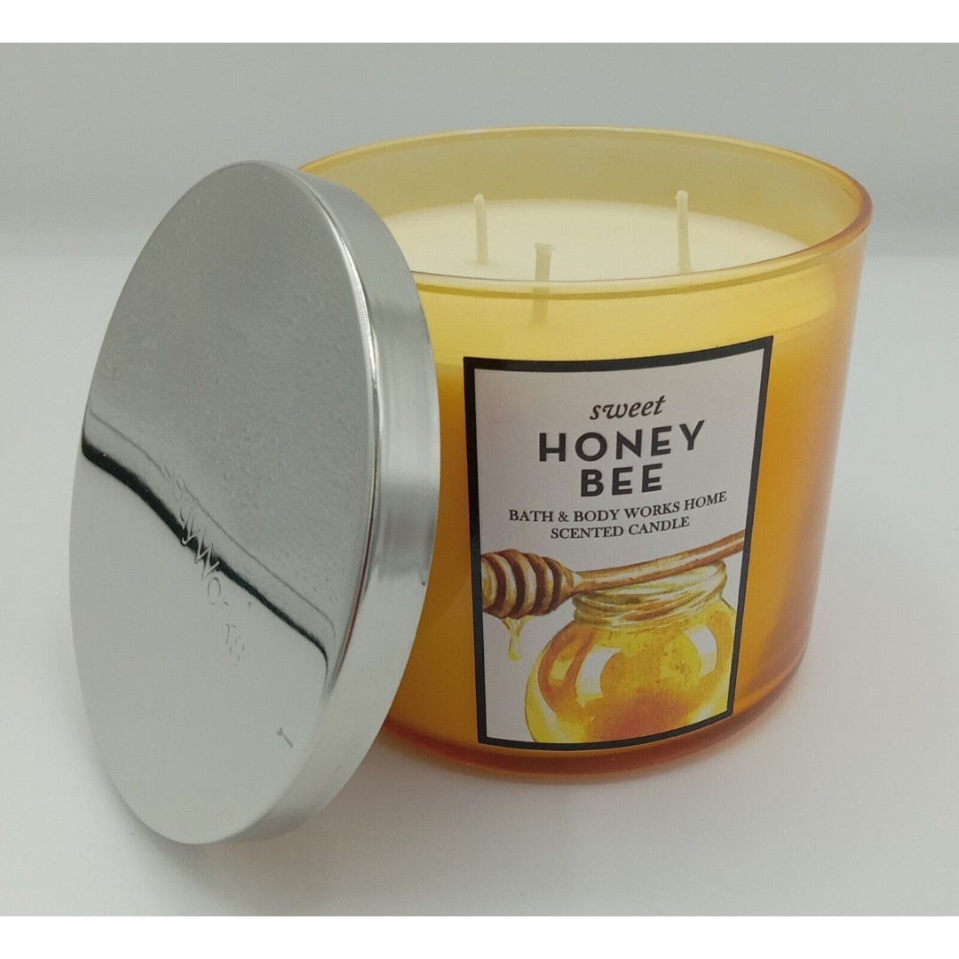 Bath & Body Works SWEET HONEY BEE 3 Wick Candle
