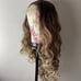 22” BROWN BLONDE OMBRE LACE FRONT WIG