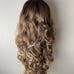 22” BROWN BLONDE OMBRE LACE FRONT WIG
