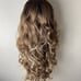 22” BROWN BLONDE OMBRE LACE FRONT WIG