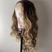 22” BROWN BLONDE OMBRE LACE FRONT WIG