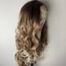 22” BROWN BLONDE OMBRE LACE FRONT WIG