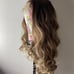 22” BROWN BLONDE OMBRE LACE FRONT WIG