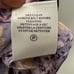 A.L.C. Floral Paisley Poplin Mini Dress Purple, Pink, Tan Women 12 3/4 Sleeve