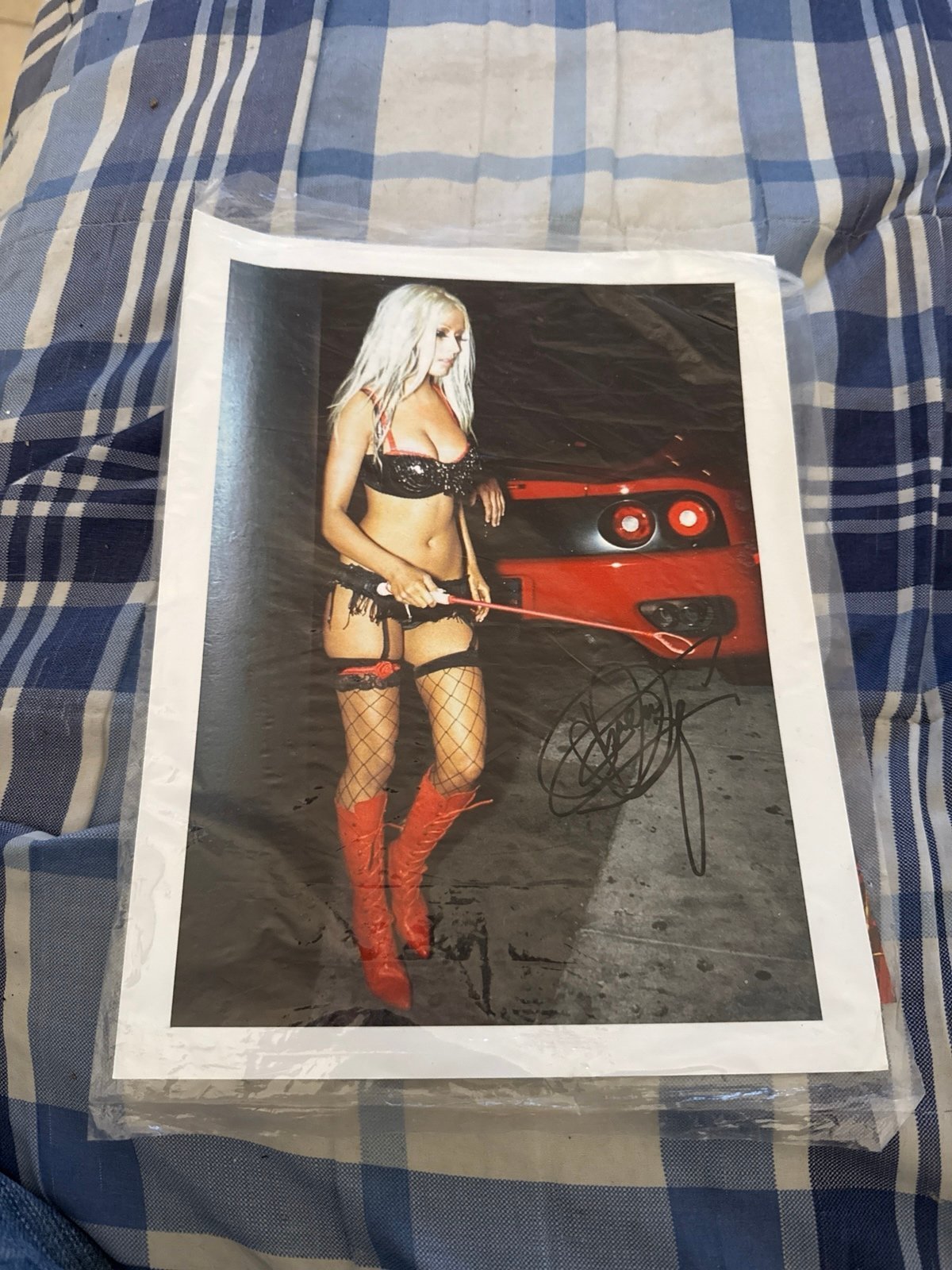 Christina Aguilera Autographed photo