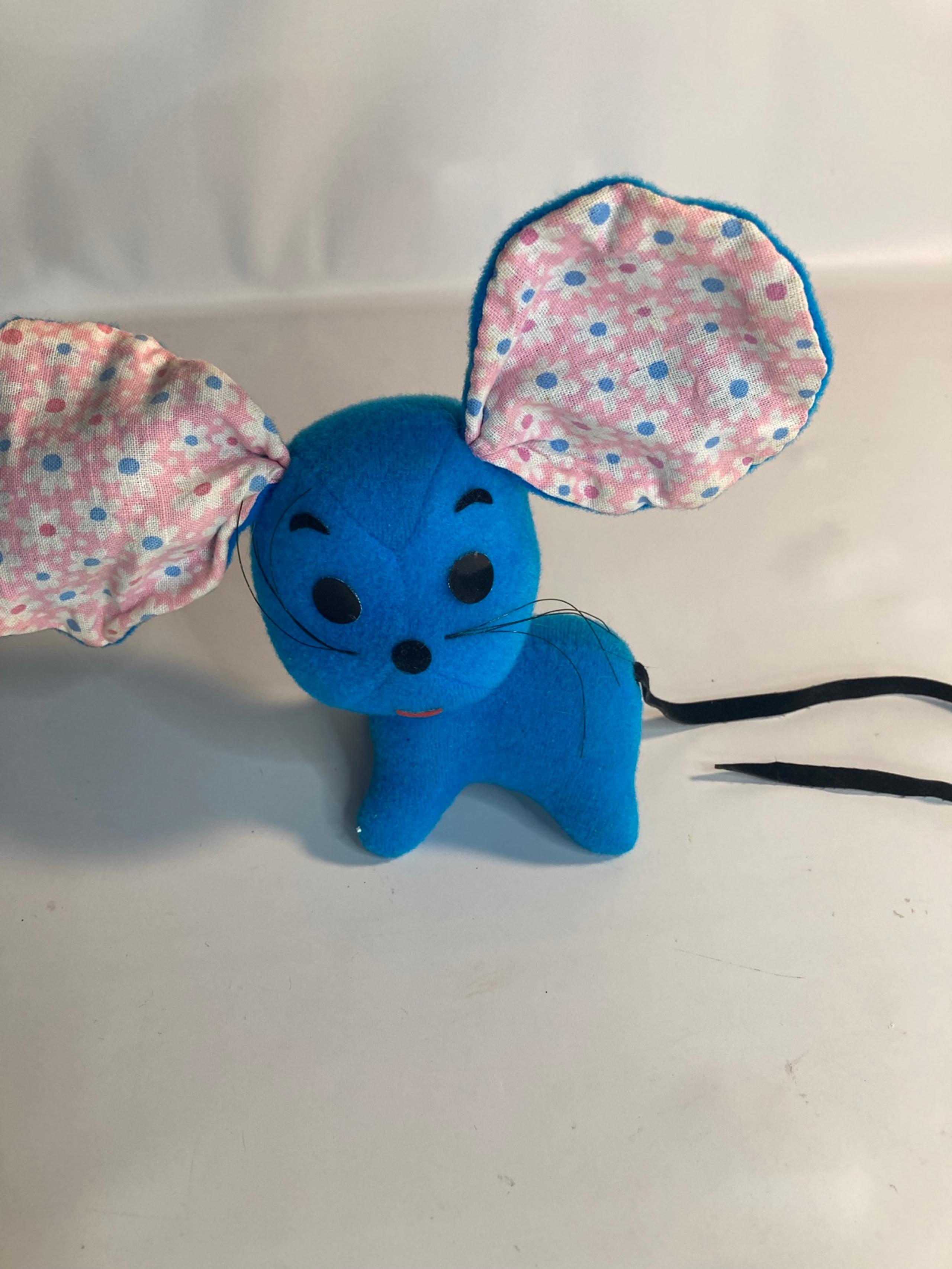Dream pets dakin blue mouse vintage Plush Stuffed Animal