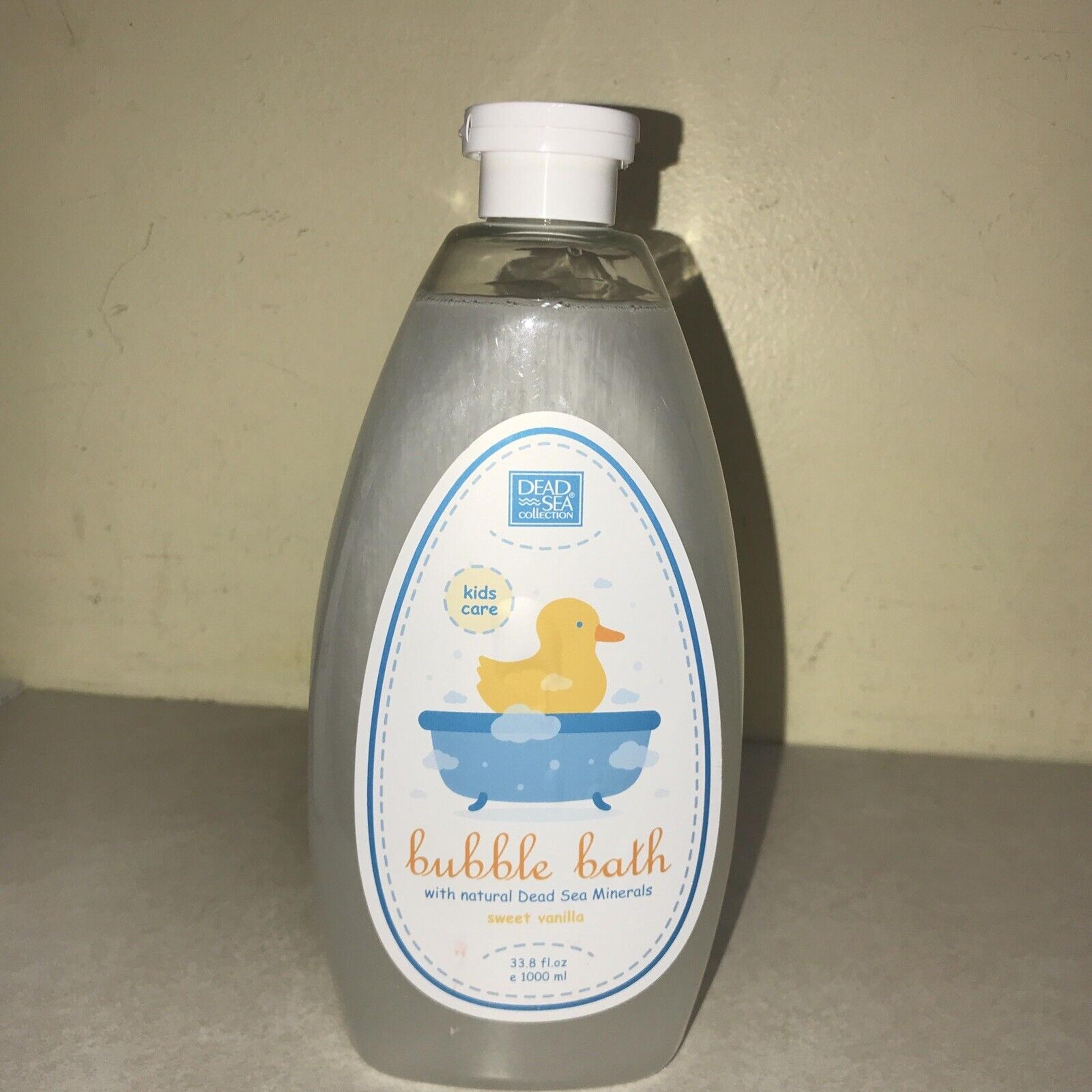 KIDS BUBBLE BATH 33.8oz Each SWEET VANILLA Scent Dead Sea Collection