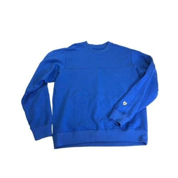 ABLE MADE Kian Sweatshirt Crewneck Mens Large Blue SOFT Loose Fit Crew neck