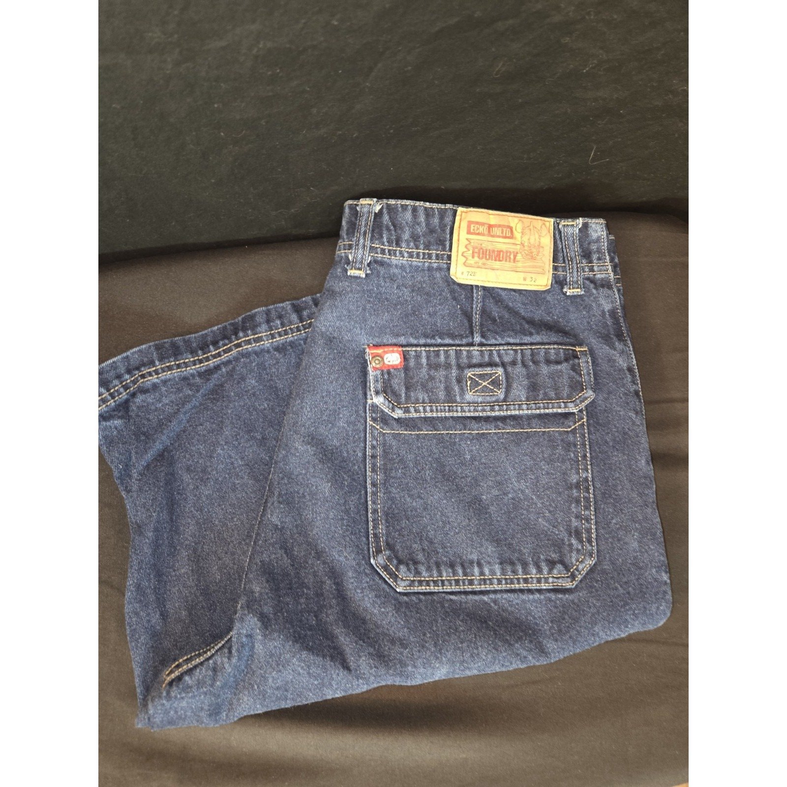 ecko unltd denim foundry 1972 vintage shorts size 32 Y2K mark ecko BRAND NEW!!