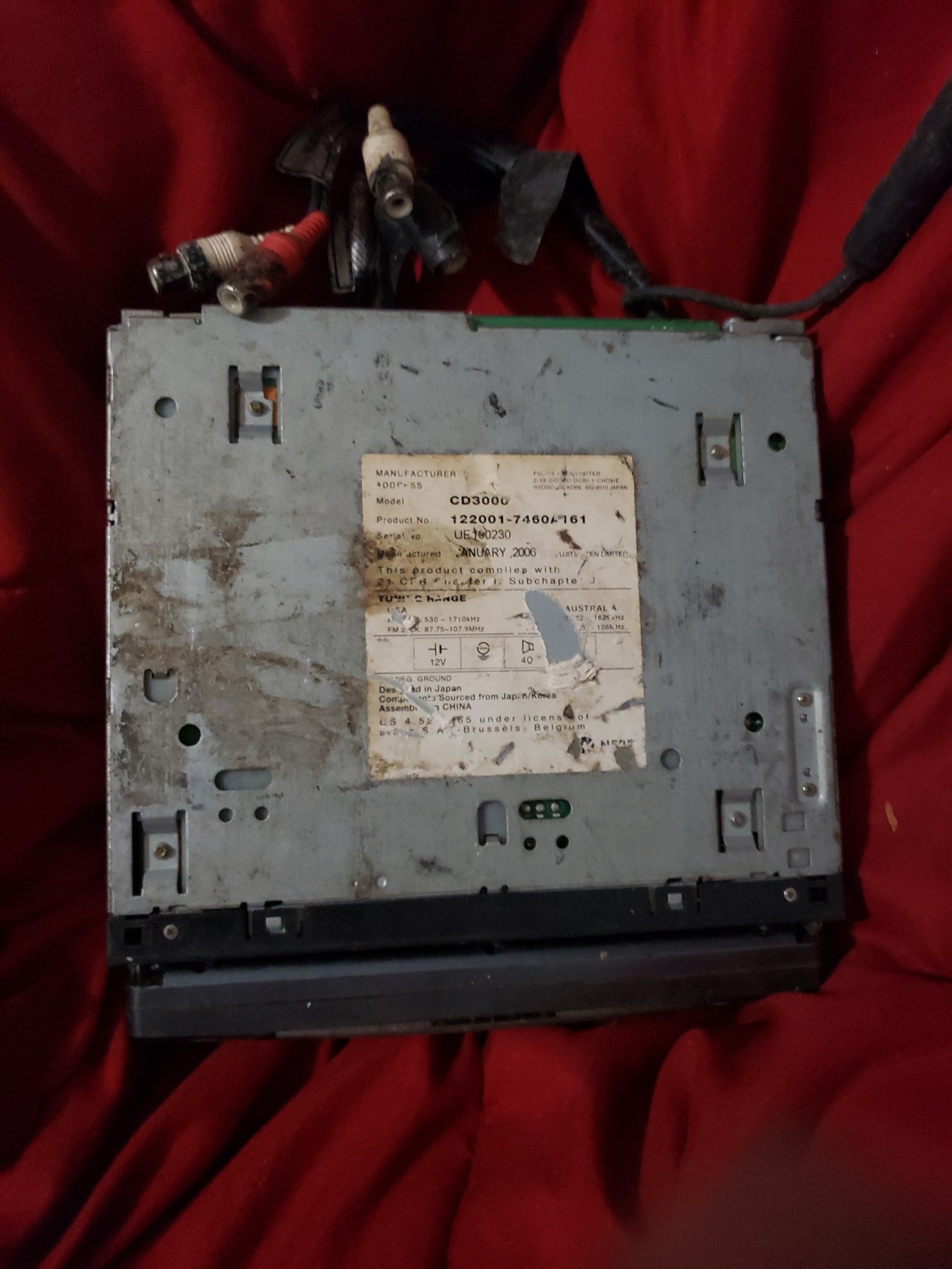 Eclipse cd3000 as is parts