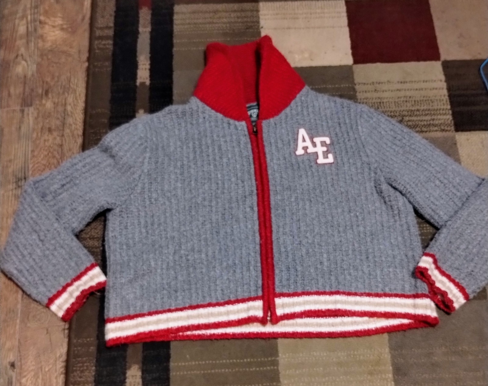 American eagle varsity knit sweater