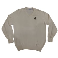 Vintage Pickering Oakmont Country Club Pullover V-Neck Sweater Large Made in USA