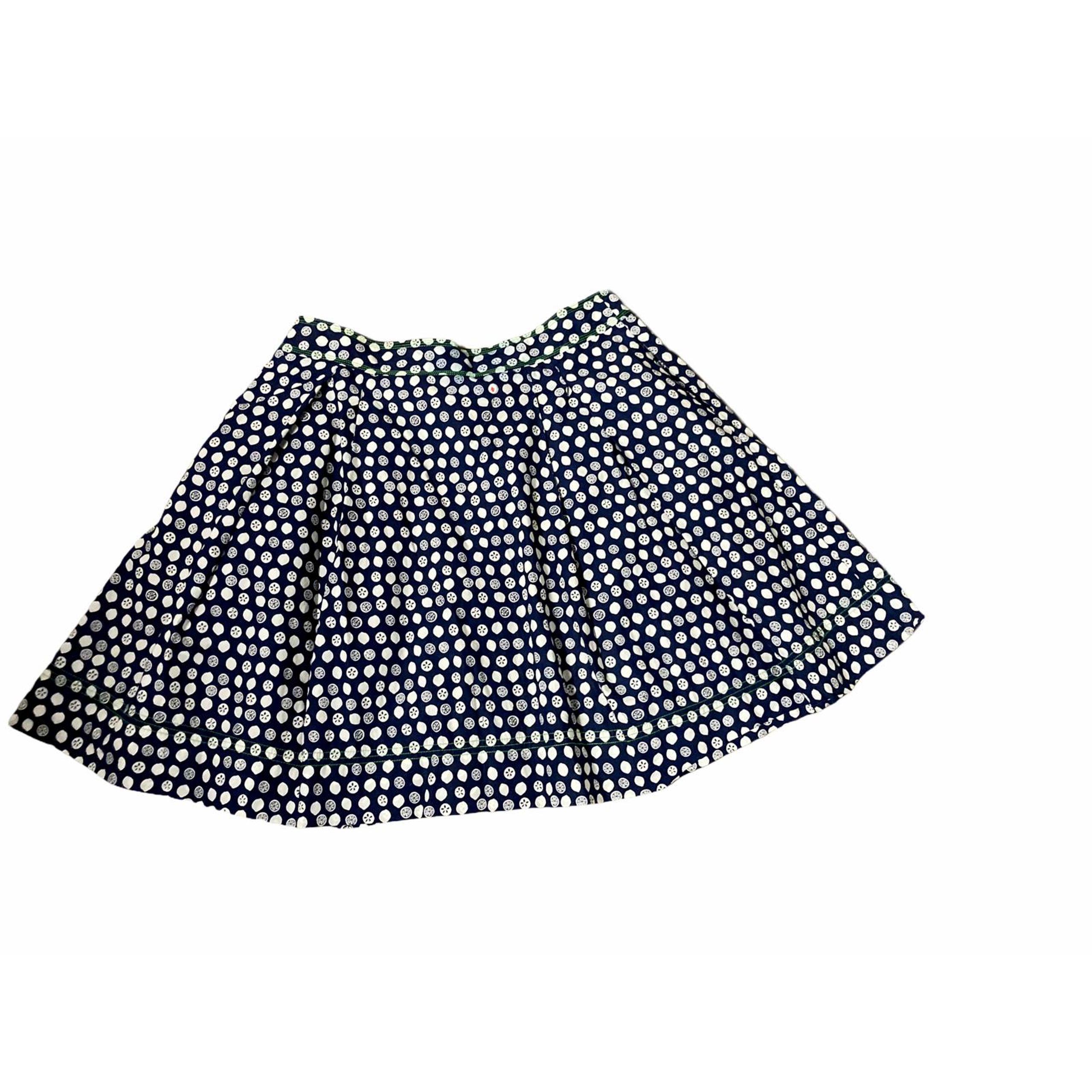 Lilly Pulitzer 12 Blue Lemon Full Skirt