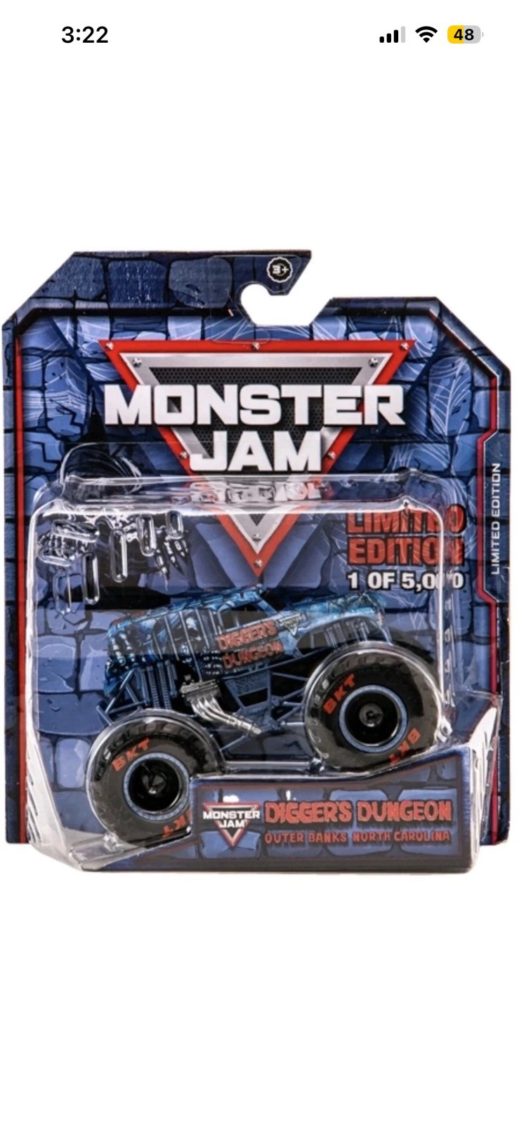Monster Jam Diggers Dungeon 1/5000 RARE