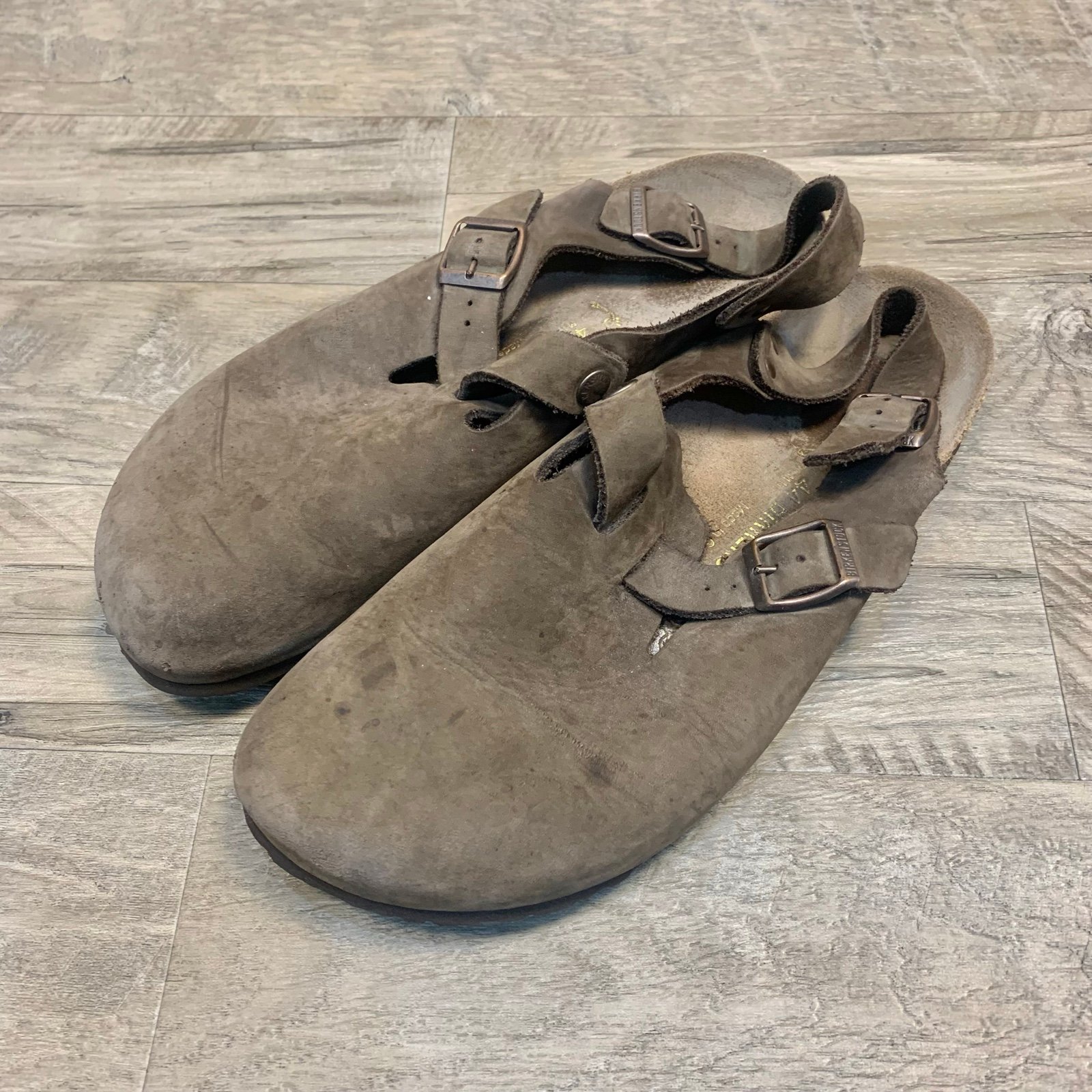 Birkenstocks Boston Buckle Buckle Clogs Slip On Shoes