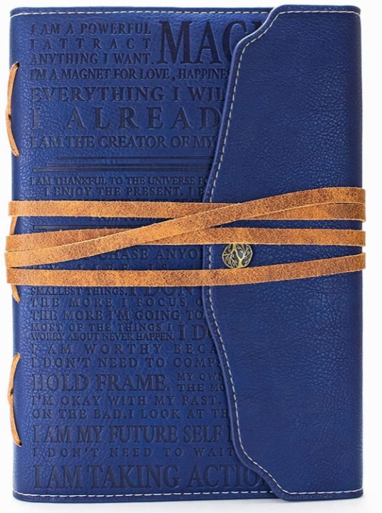 Vegan Leather Bound Notebook Attraction Journal Writing Journal Leather Journal