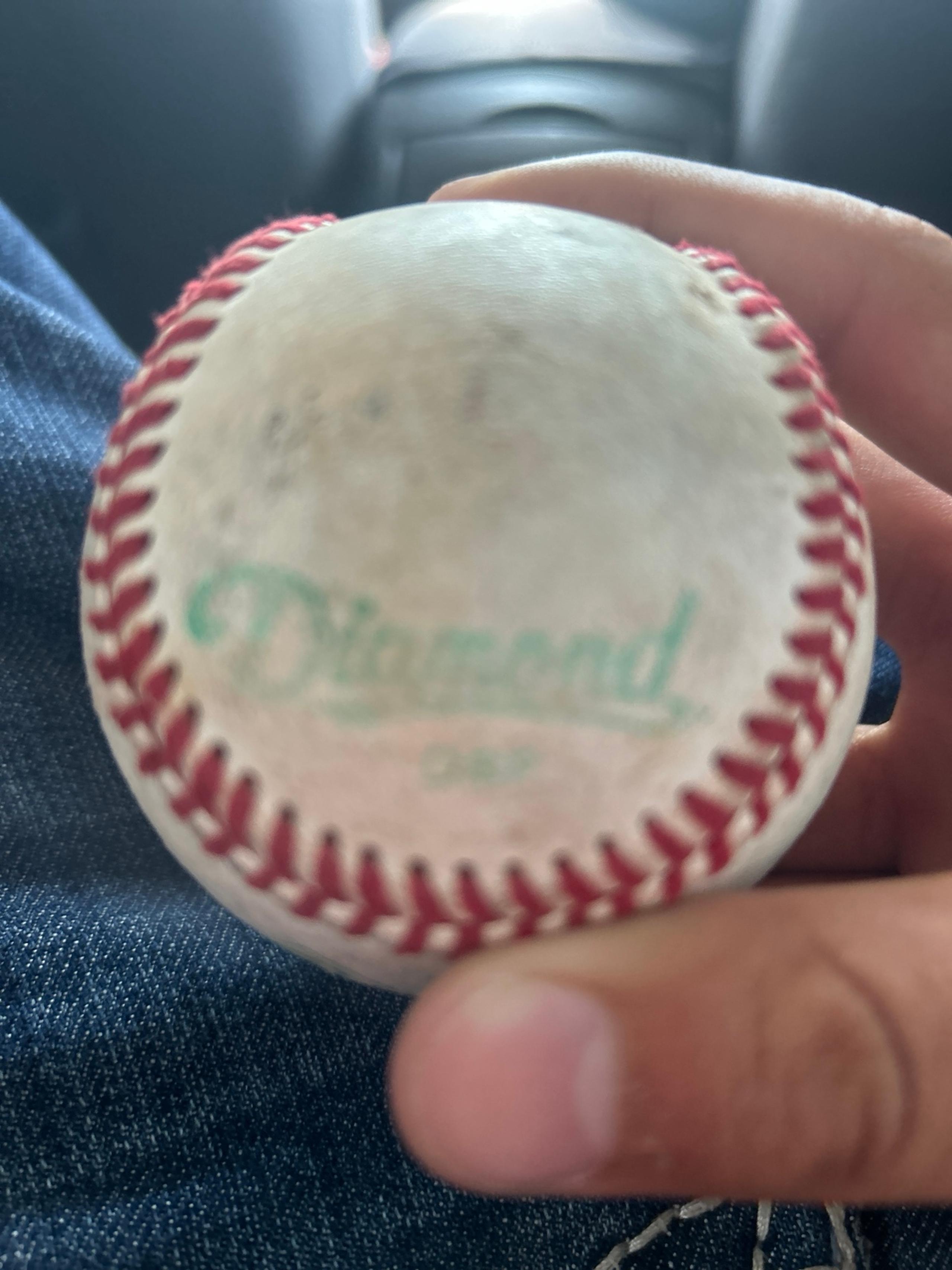 batting practice d diamind premium leather baseball