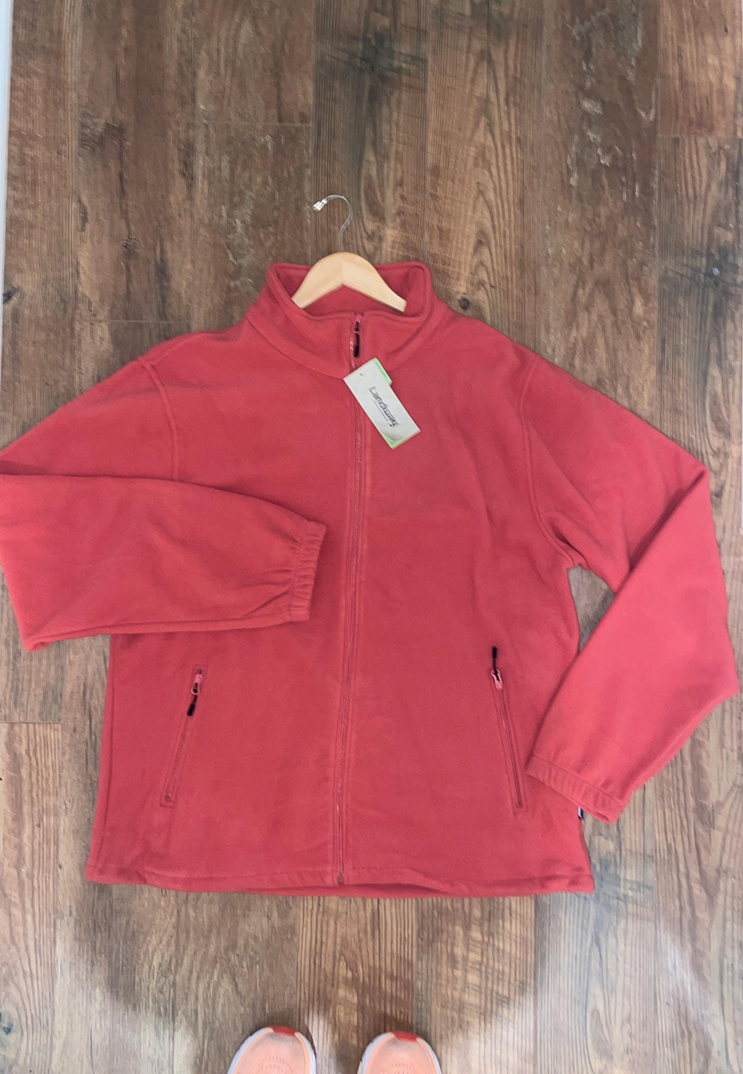 Women’s Micro Fleece Full Zip Jacket in Berry size 2XL