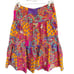 Lauren Ralph Lauren Skirt Womens Small Tiered Lined Paisley Colorful Boho Cotton
