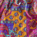 Lauren Ralph Lauren Skirt Womens Small Tiered Lined Paisley Colorful Boho Cotton