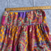 Lauren Ralph Lauren Skirt Womens Small Tiered Lined Paisley Colorful Boho Cotton