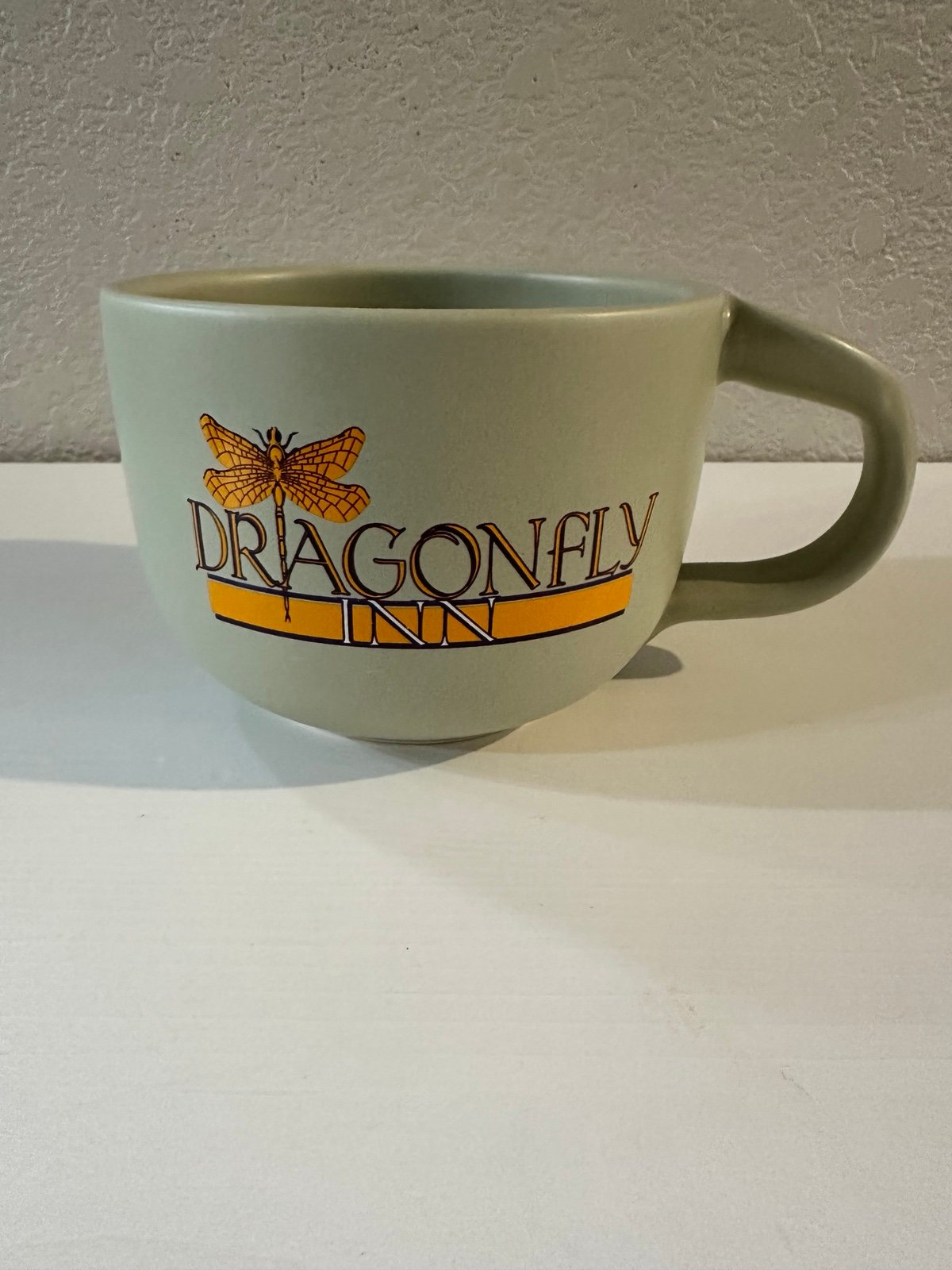 Dragonfly Inn Gilmore Girls Large Ceramic Light Green Coffee Mug/Cup - 20oz