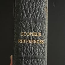 Rare Holy Bible Scofield References 1917 Oxford Persian Morocco Silk Sewed