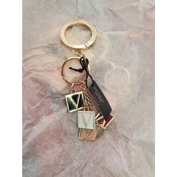 NEW Victoria Secret Multi Logo keyring