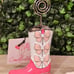 Pink Coquette Bow Cowgirl Boot Card Holders set of 2