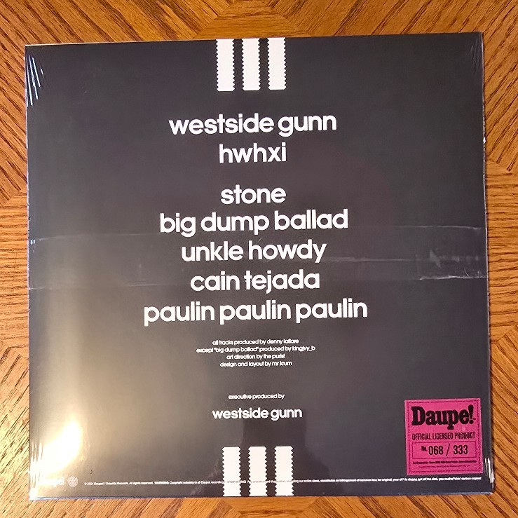 HWH 11 (Cover 2) | Westside Gunn | Daupe