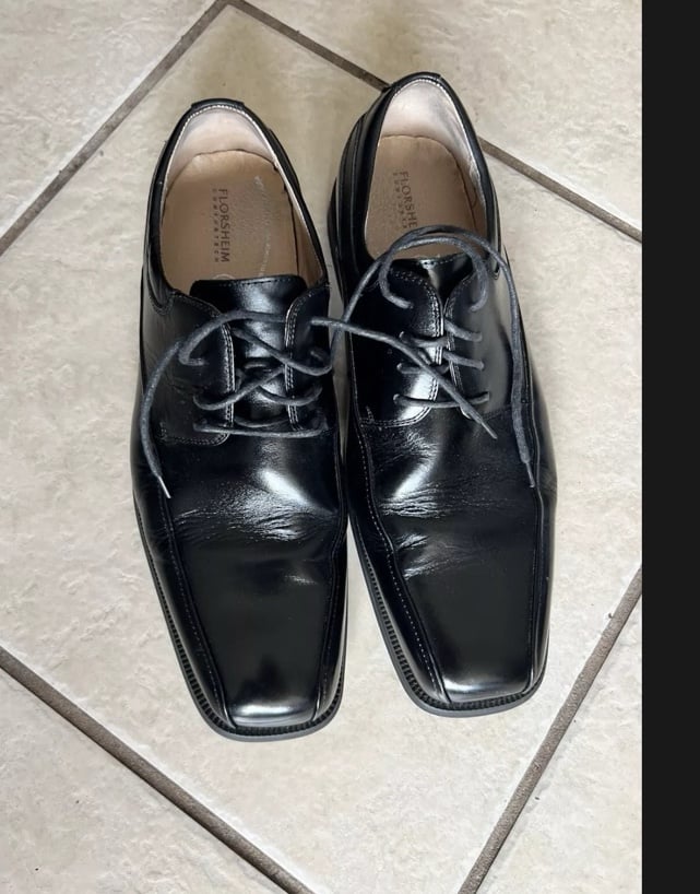 Florsheim Biotech Comfort Men's Black Dress Shoes Size 10 .5 D