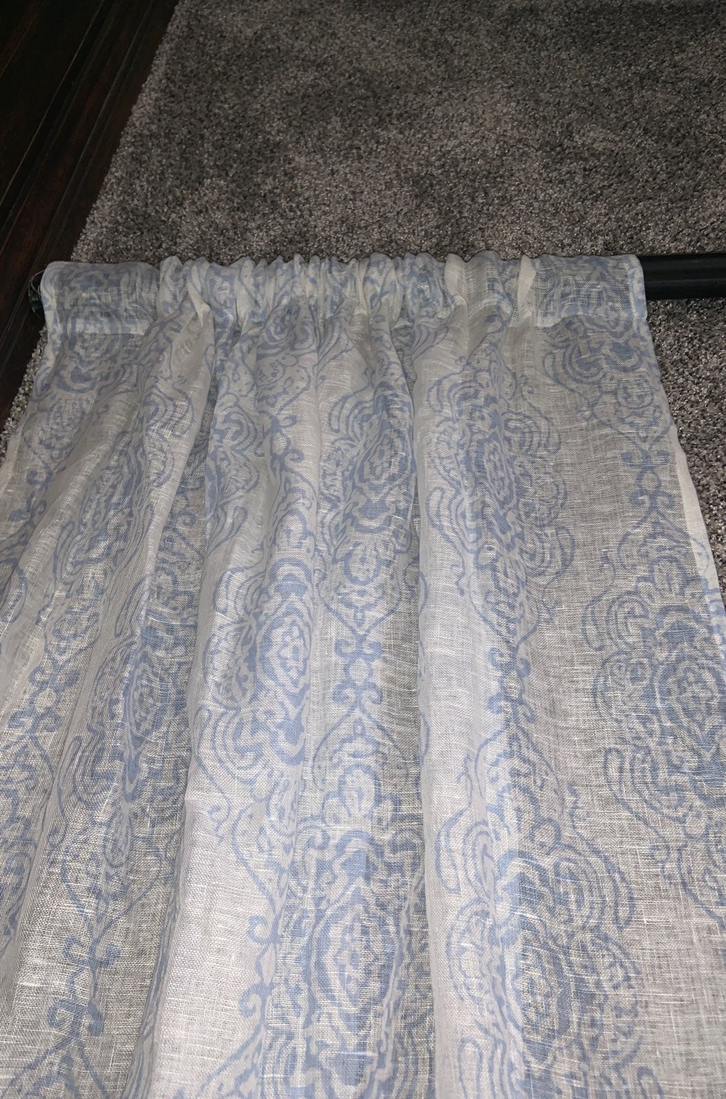 Pottery Barn Linen Curtains