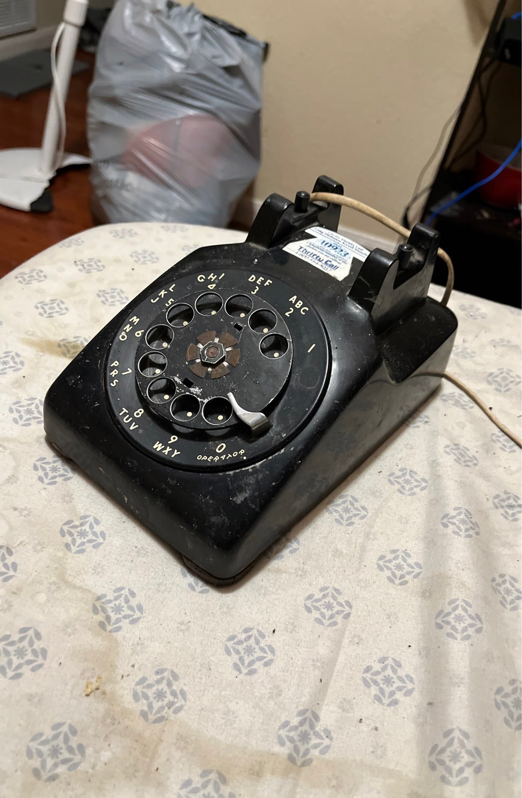 Old military rotary phone
