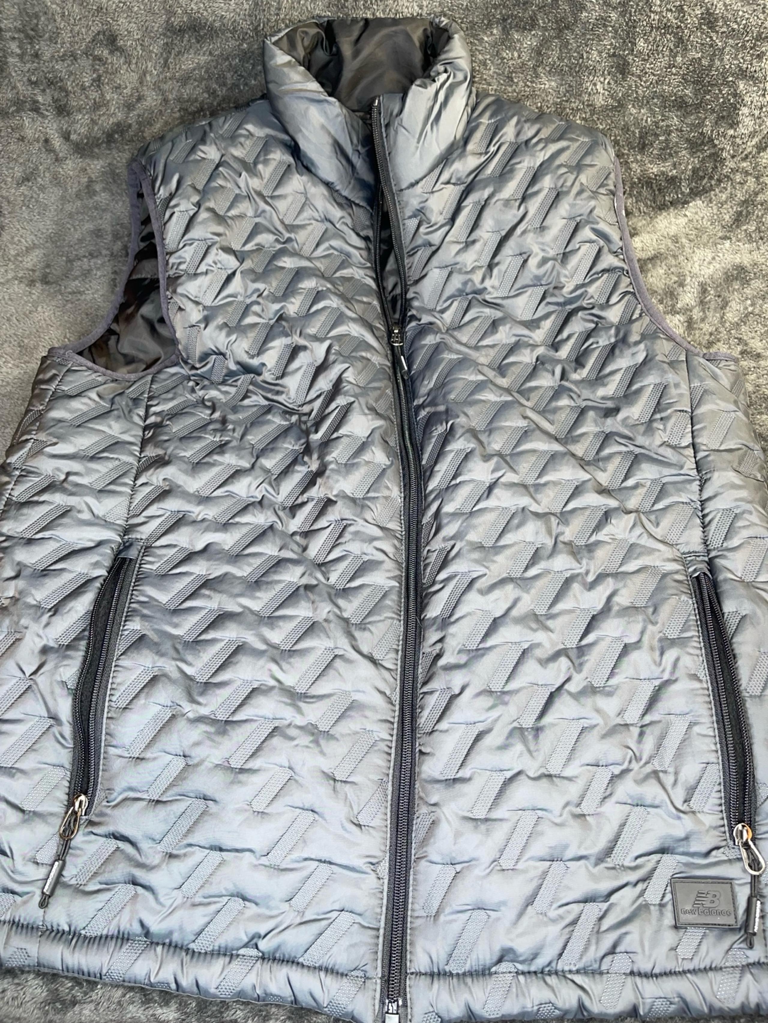 New Balance Mens Quilted Puffer Tech Vest Size M