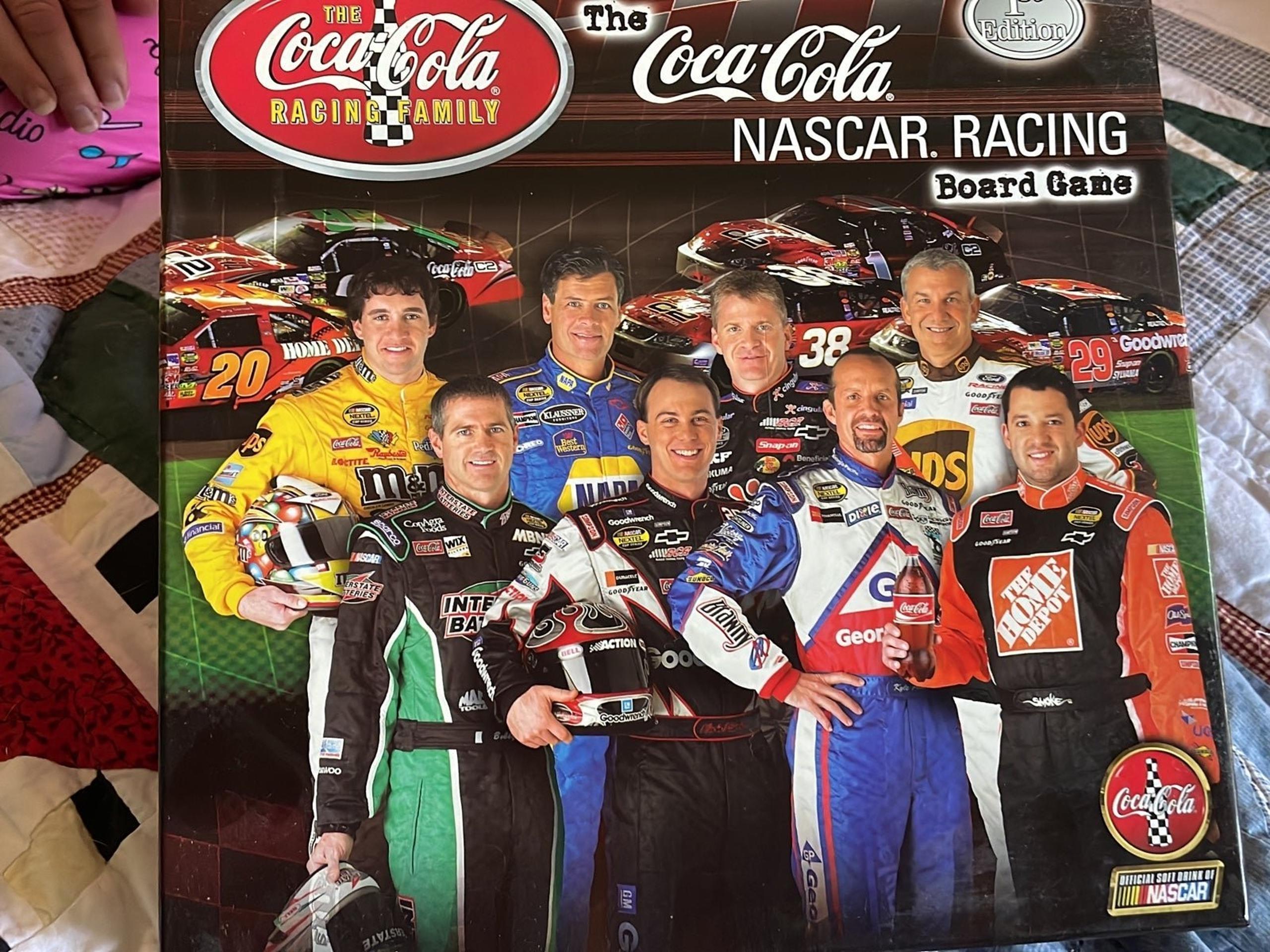 Coca Cola board game - NASCAR