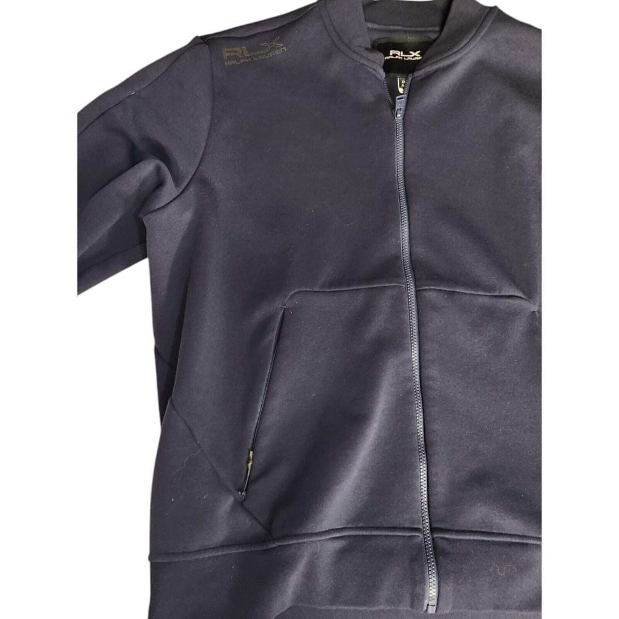 RALPH LAUREN RLX NAVY BLUE JACKET MEN'S 3XL PERFORMANCE ZIP POCKETS