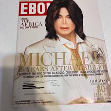 EBONY Magazine Michael Jackson Rare Cover December 2007 Last Interview Collector