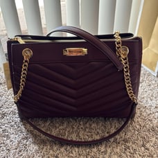 Michael Kors Whitney Women Ladies Medium Tote Shoulder Handbag Bag Purse Oxblood